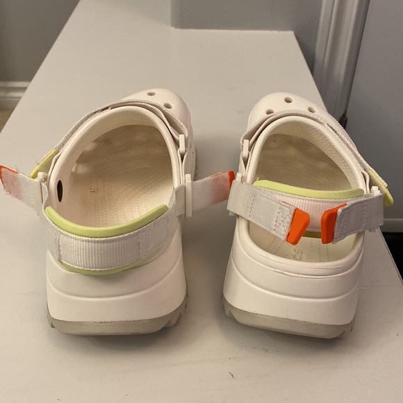 ❗️SOLD❗️Crocs Classic Hiker Clog White Sandals Size 9 - Picture 10 of 11